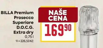 Billa Billa premium prosecco superiore d.o.c.g. extra dry nabídka