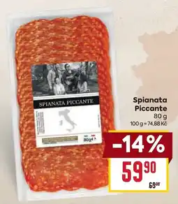 Billa Spianata Piccante nabídka
