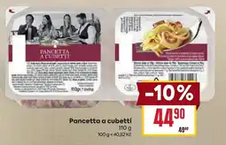 Billa Pancetta a cubetti nabídka