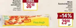 Billa Billá Čerstvé těsto na pizzu nabídka