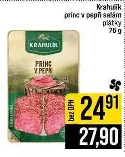 Jip Krahulik princ v pepři salám plátky nabídka