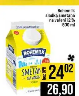 Jip Bohemilk sladká smetana na vaření 12% nabídka
