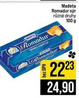 Jip Madeta Romadur sýr různé druhy nabídka