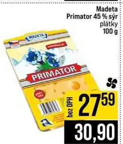 Jip Madeta Primator 45 % sýr plátky nabídka