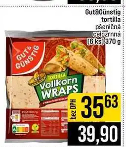 Jip Gut&Günstig tortilla pšeničná celozrnná (6 ks) nabídka