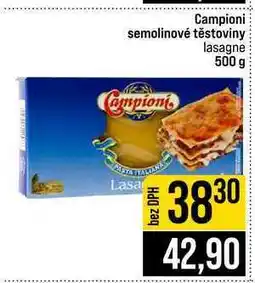 Jip Campioni semolinové těstoviny lasagne nabídka