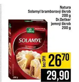 Jip Natura Solamyl bramborový škrob 200 g Dr.Oetker jemný škrob nabídka