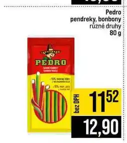Jip Pedro pendreky, bonbony různé druhy nabídka