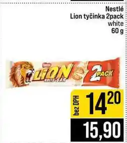 Jip Nestlé Lion tyčinka 2pack white 60 g nabídka