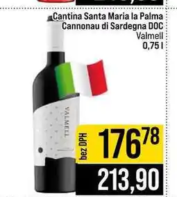 Jip Cantina Santa Maria la Palma Cannonau di Sardegna DOC Valmell nabídka