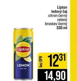 Jip Lipton ledový čaj citron černý zelený broskev černý nabídka