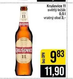 Jip Krušovice 11 světlý ležák nabídka