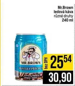 Jip Mr.Brown ledová káva různé druhy nabídka