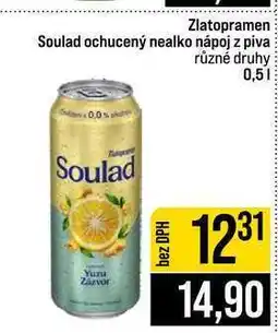 Jip Zlatopramen Soulad ochucený nealko nápoj z piva různé druhy nabídka