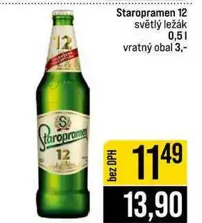 Jip Staropramen 12 světlý ležák nabídka
