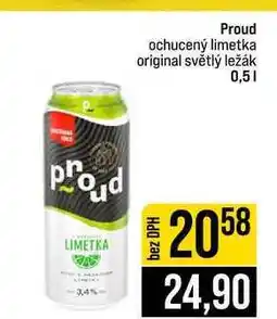 Jip Proud ochucený limetka original světlý ležák nabídka