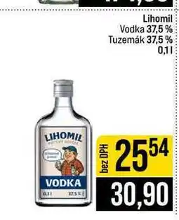 Jip Lihomil Vodka 37,5% Tuzemák 37,5 % nabídka
