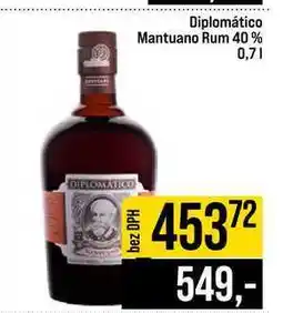 Jip Diplomático Mantuano Rum 40% nabídka