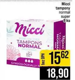 Jip Micci tampony normal super 8 ks nabídka