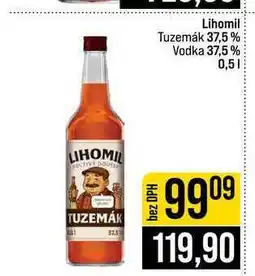 Jip Lihomil Tuzemák 37,5% Vodka 37,5 % nabídka