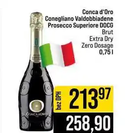 Jip Conca d'Oro Conegliano Valdobbiadene Prosecco Superiore DOCG Brut Extra Dry Zero Dosage nabídka