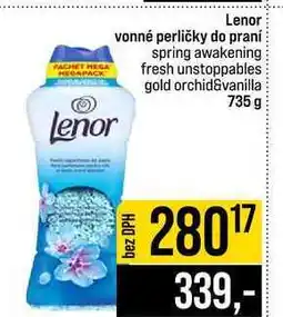 Jip Lenor vonné perličky do praní spring awakening fresh unstoppables gold orchid&vanilla nabídka