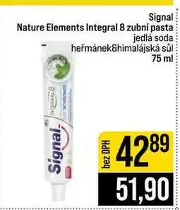 Jip Signal Nature Elements Integral 8 zubní pasta jedlá soda heřmánek&himalájská sůl nabídka