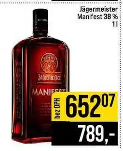 Jip Jägermeister Manifest 38% nabídka