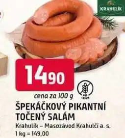 Trefa ŠPEKÁČKOVÝ PIKANTNÍ TOČENÝ SALÁM nabídka