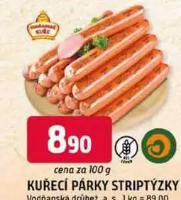 Trefa KUŘECÍ PÁRKY STRIPTÝZKY nabídka
