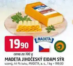 Trefa MADETA JIHOČESKÝ EIDAM SÝR uzený. 44% tuku nabídka