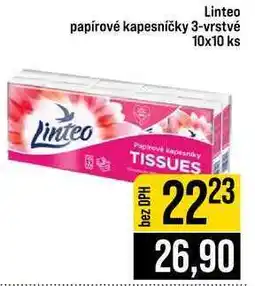Jip Linteo papírové kapesničky 3-vrstvé 10x10 ks nabídka