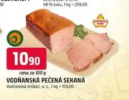 Trefa VODŇANSKÁ PEČENÁ SEKANÁ nabídka