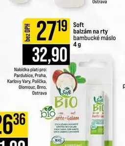 Jip Soft balzám na rty bambucké máslo nabídka