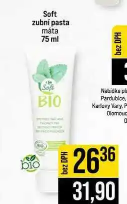 Jip Soft zubní pasta máta nabídka