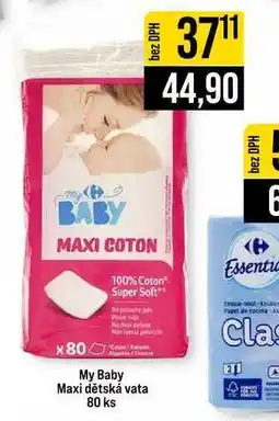 Jip My Baby Maxi dětská vata 80 ks nabídka