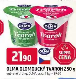 Trefa OLMA OLOMOUCKÝ TVAROH nabídka