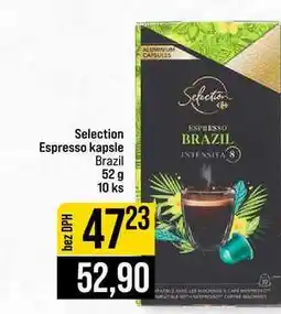 Jip Selection Espresso kapsle Brazil 52 g 10 ks nabídka