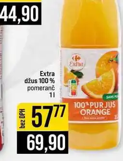 Jip Extra džus 100% pomeranč nabídka