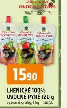 Trefa LHENICKÉ 100% OVOCNÉ PYRÉ nabídka