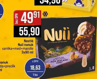 Jip Nestlé Nuii nanuk vanilka+med+mandle 3x90 ml nabídka