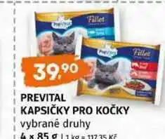 Trefa PREVITAL KAPSIČKY PRO KOČKY nabídka
