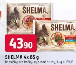 Trefa SHELMA 4x 85 g kapsičky pro kočky, vybrané druhy nabídka