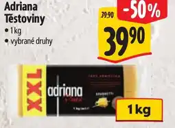 Albert Adriana těstoviny nabídka
