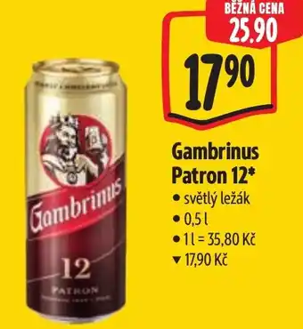 Albert Gambrinus Patron 12 nabídka