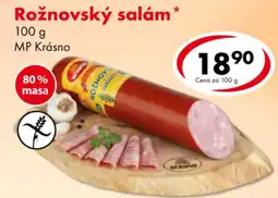 CBA Rožnovský salám nabídka