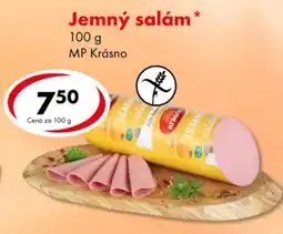 CBA MP Krásno jemný salám nabídka