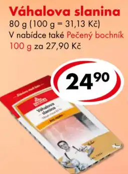 CBA Váhalova slanina nabídka