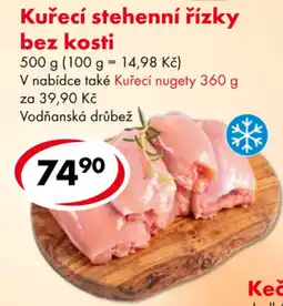CBA Kuřecí stehenní řízky bez kosti nabídka