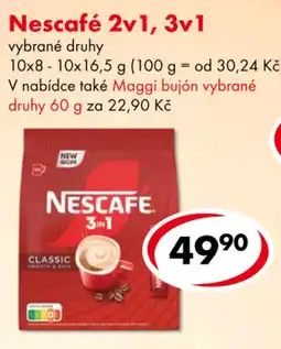 CBA Nescafe 3v1 nabídka